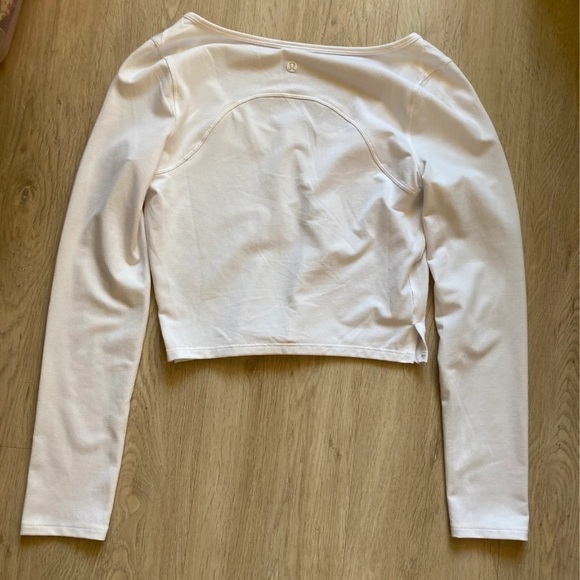 Lululemon cropped Henley 4 white - Picture 4 of 4